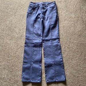 Peace, Love World, Size 2, Blue/Grey color with front kick slit